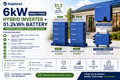 Solplanet 6kW Single Phase Hybrid Inverter + 51.2kWh Battery Package (Copy)